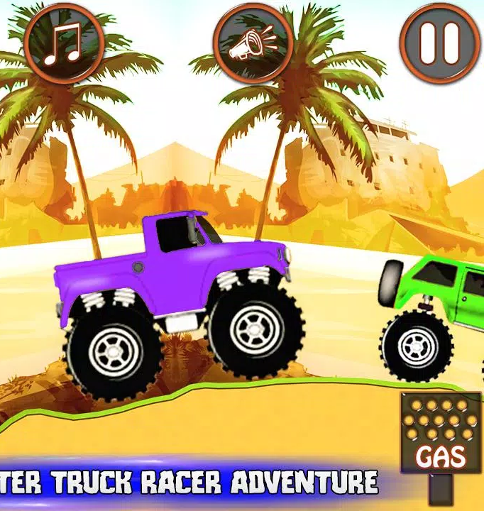 Monster Truck Games: Super 2D Race