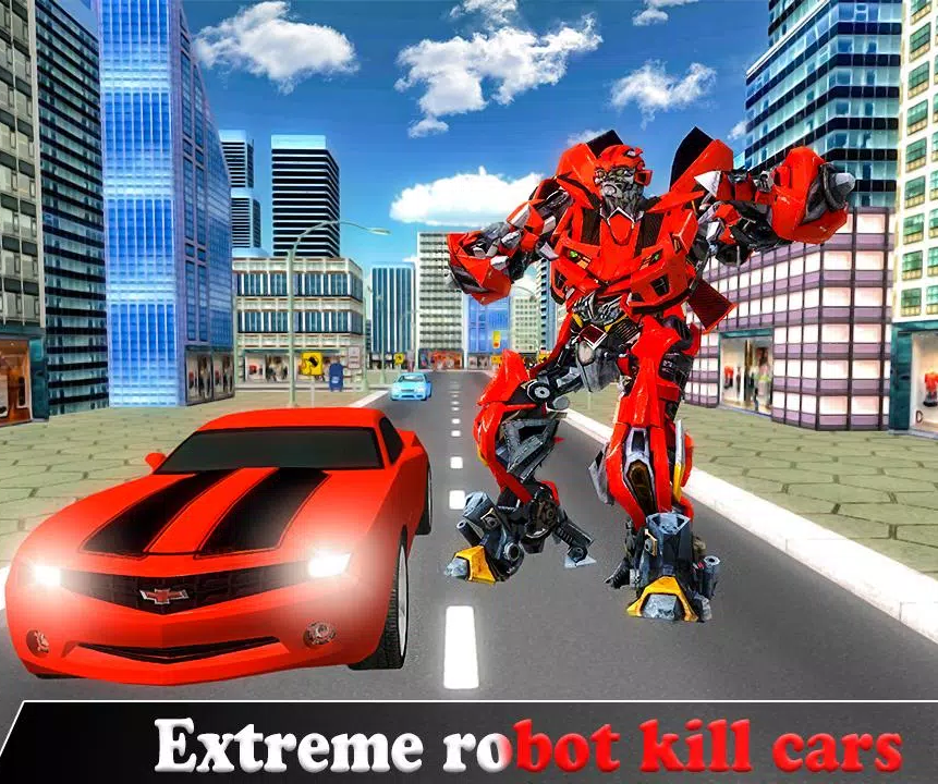 Car Transform Robot City War