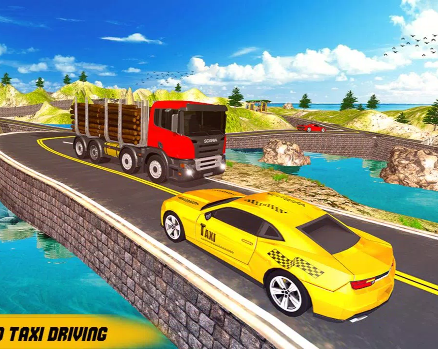 Off-road Taxi Car Drive Adventure 3D