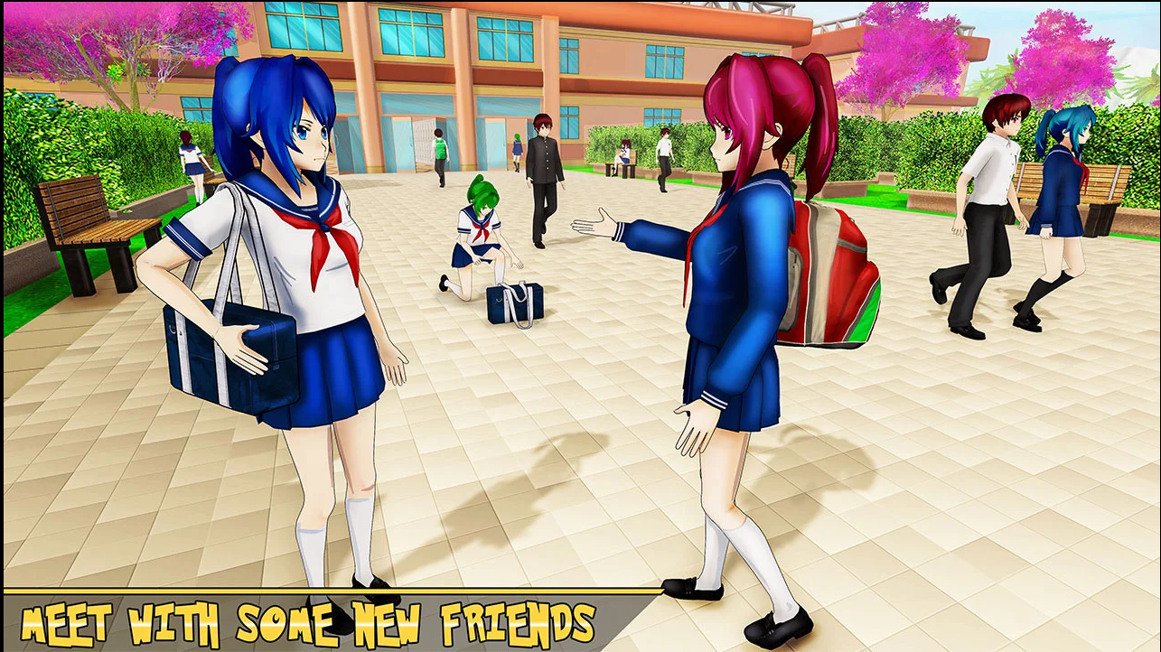 YUMI Anime High School Simulator 3D Anime High School Gril