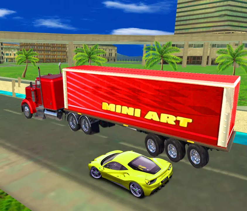 Cargo truck drive sim