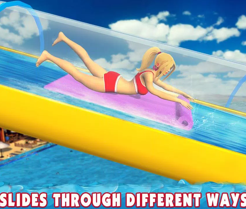 Water Slide Riding Adventure