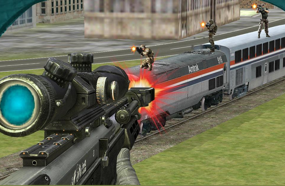 Advance Train Sniper Shooter