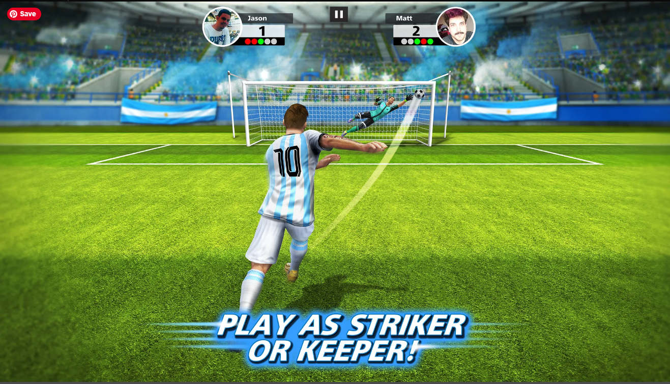 Flick Football Game Soccer Unity Source Code